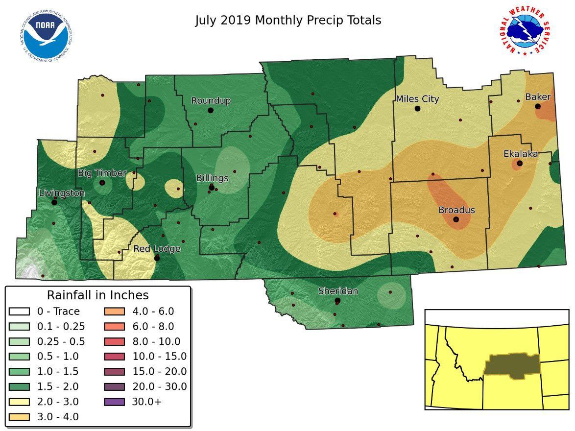 Rain map